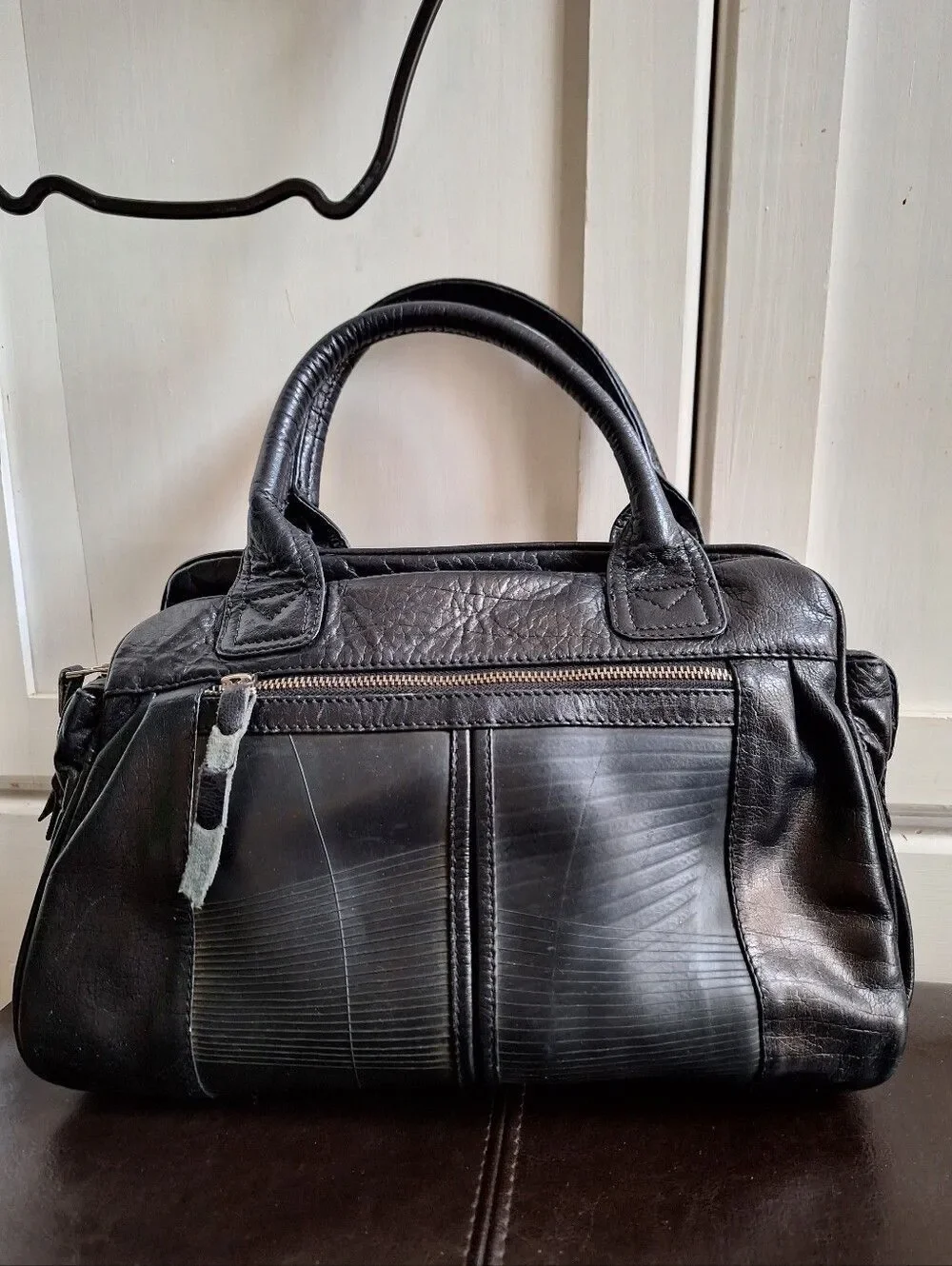 Passchal black satchel